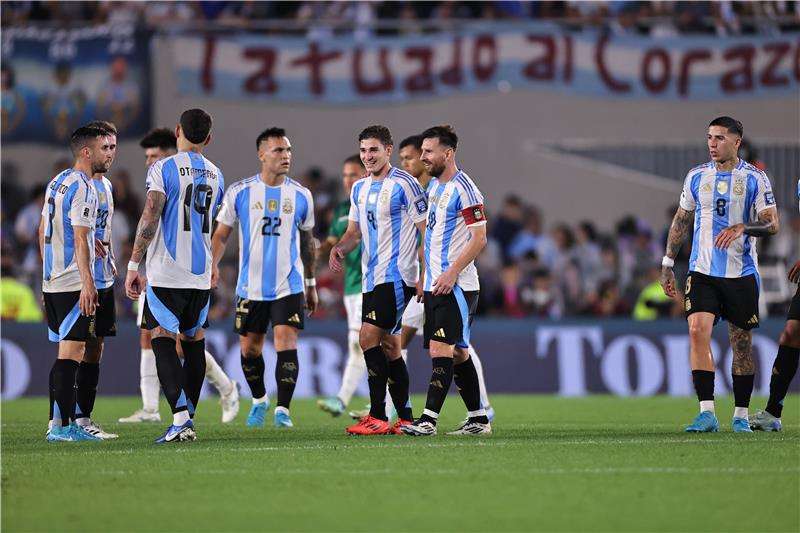 لاعبو منتخب الأرجنتين