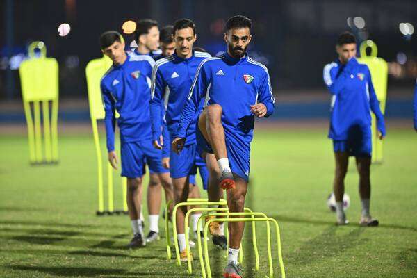 من تدريبات المنتخب