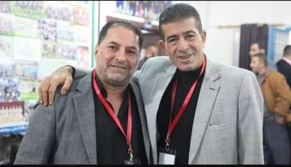 خالد الزعبي (يمينًا)