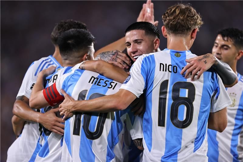 لاعبو منتخب الأرجنتين