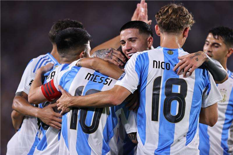 لاعبو منتخب الأرجنتين