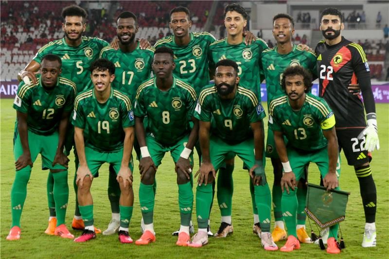 لاعبو منتخب السعودية