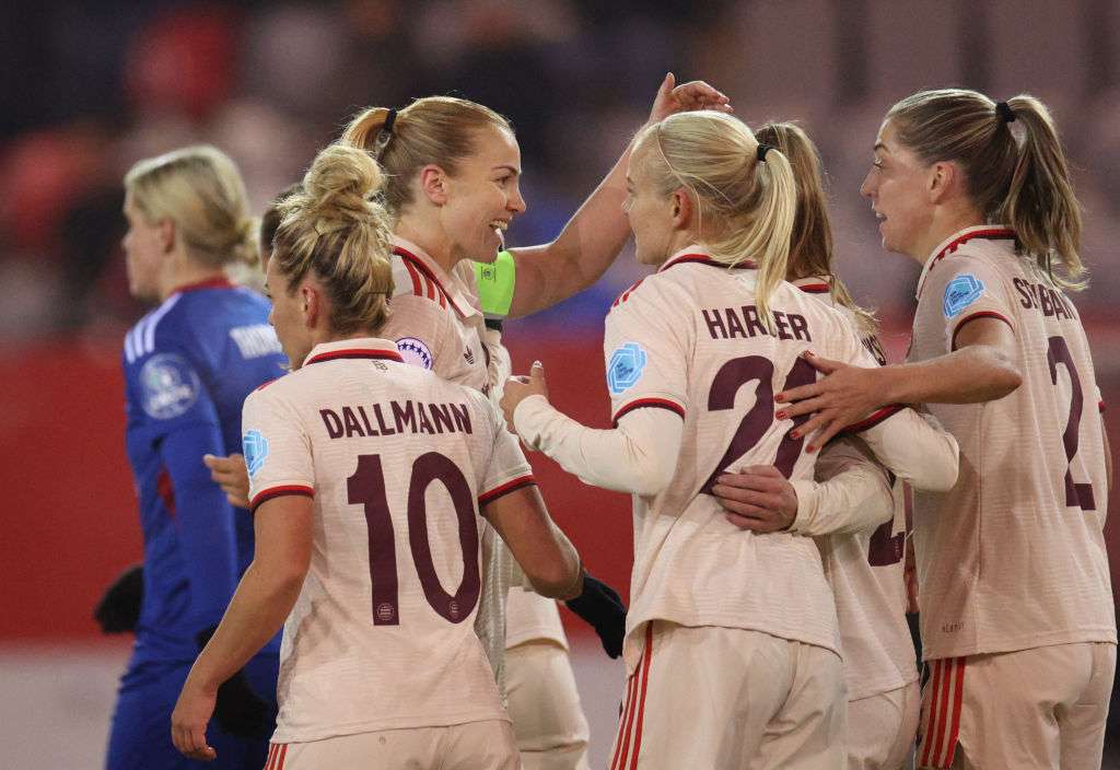 لاعبات بايرن ميونخ