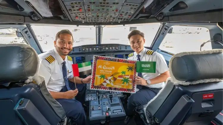 Al%20Qassim%20first%20flight,%20Etihad%20Airways