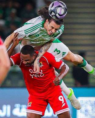 من المباراة