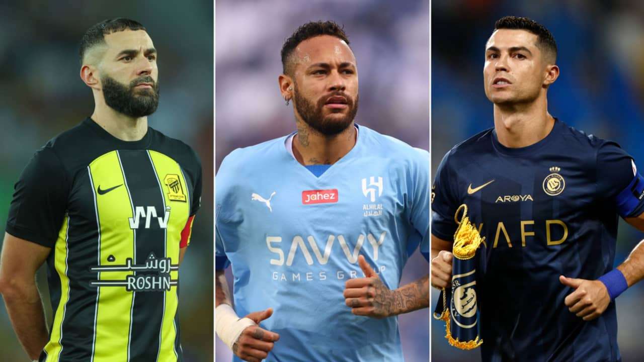 نيمار ورونالدو وبنزيما