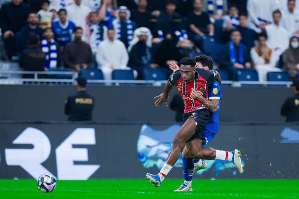 من مباراة الهلال والرائد