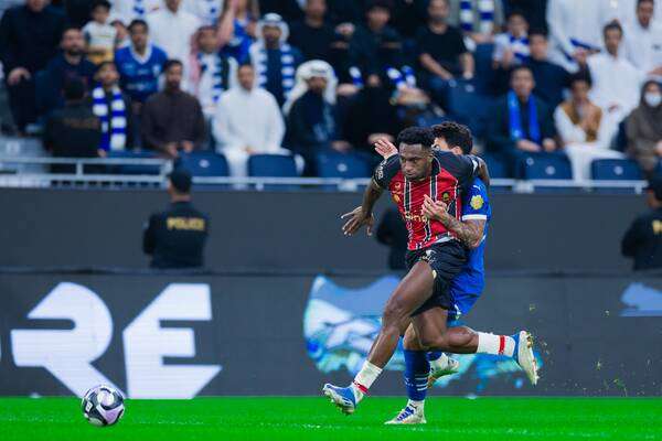 من مباراة الهلال والرائد