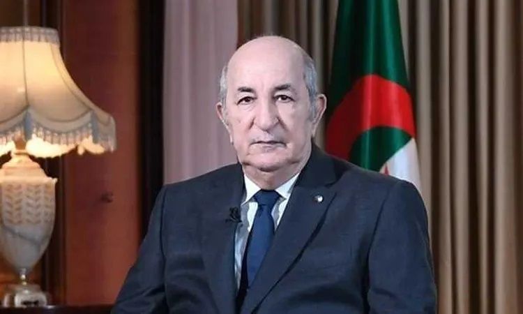 الرئيس الجزائري عبد المجيد تبون