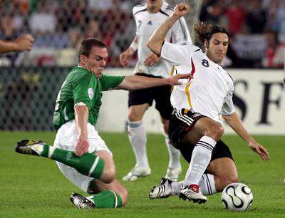 جانب من لقاء المانيا وايرلندا 