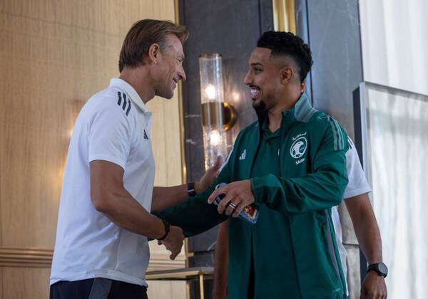 سالم الدوسري من معسكر المنتخب السعودي