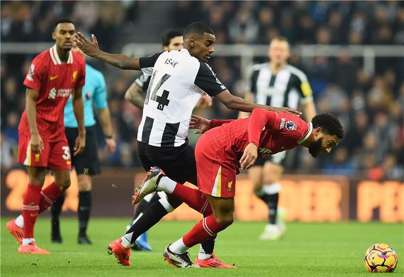 من مواجهة ليفربول أمام نيوكاسيل