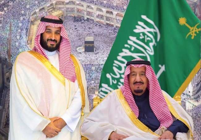الملك سلمان والأمير محمد بن سلمان