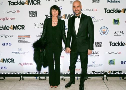 جوارديولا وزوجته