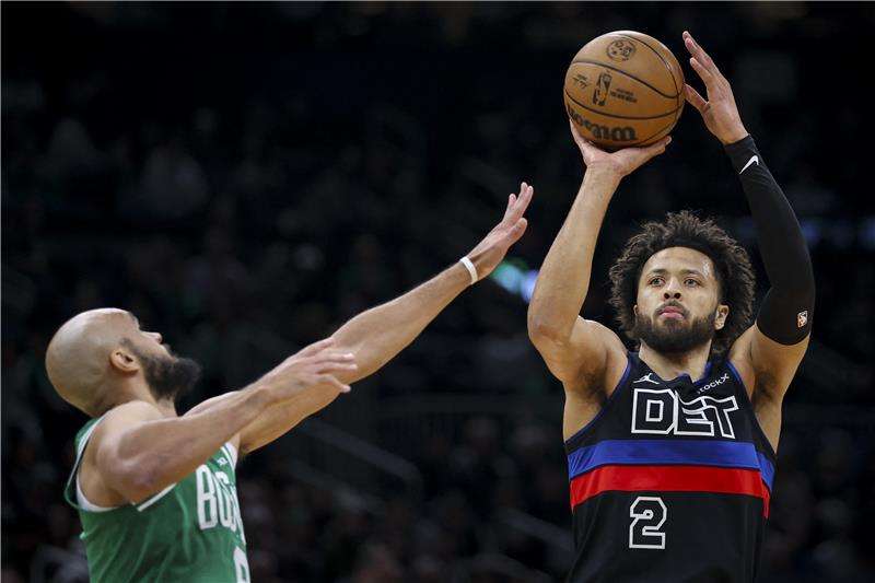 من مباراة بوسطن سيلتيكس وديترويت بيستونز