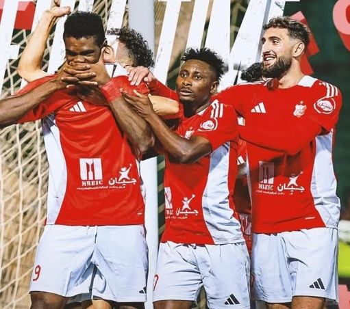 فرحة لاعبي الأهلي بنغازي