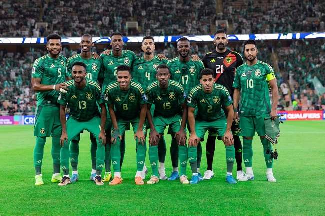 لاعبو منتخب السعودية