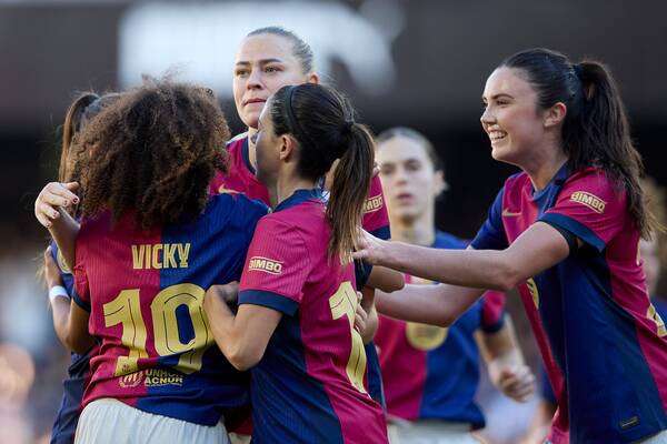 لاعبات برشلونة