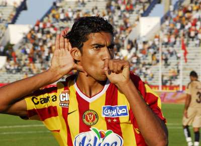 اسامة الدراجى مهاجم الترجى الرياضى