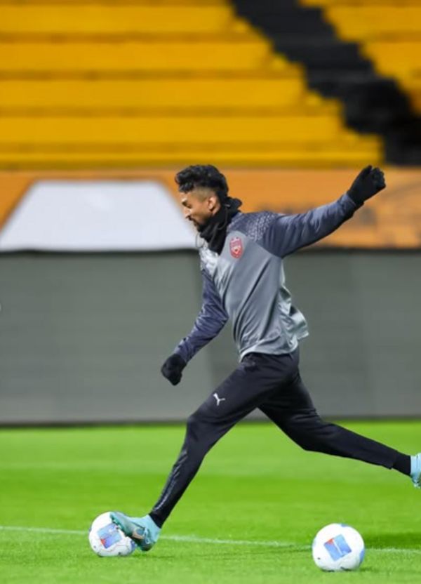 من تدريبات المنتخب البحريني