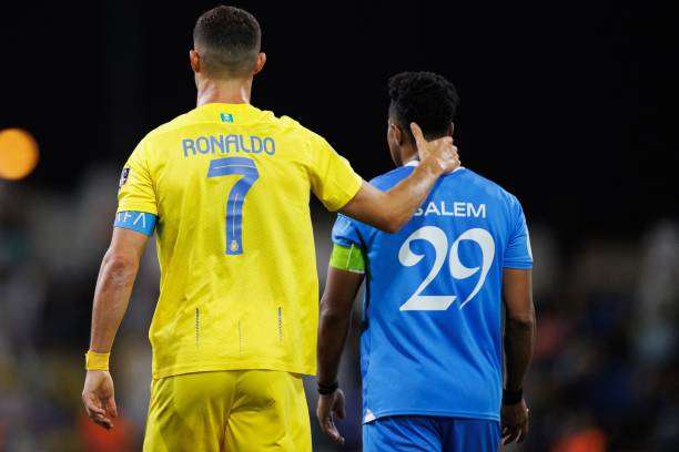 رونالدو وسالم الدوسري