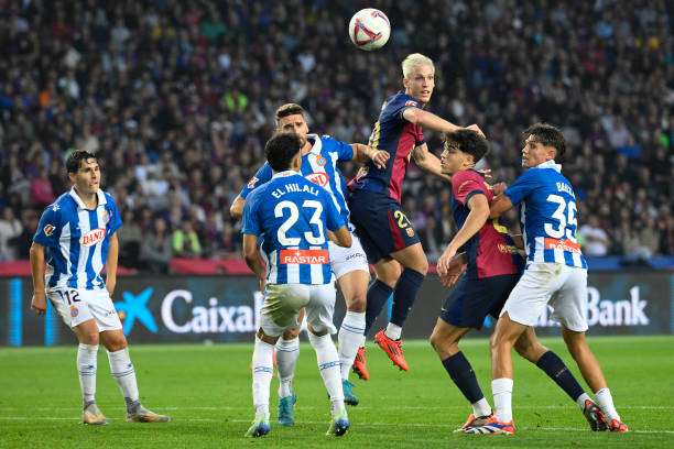من مواجهة برشلونة أمام إسبانيول