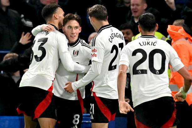 فرحة لاعبي فولهام