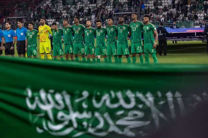 لاعبو منتخب السعودية