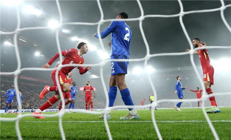 من مباراة ليفربول وليستر سيتي