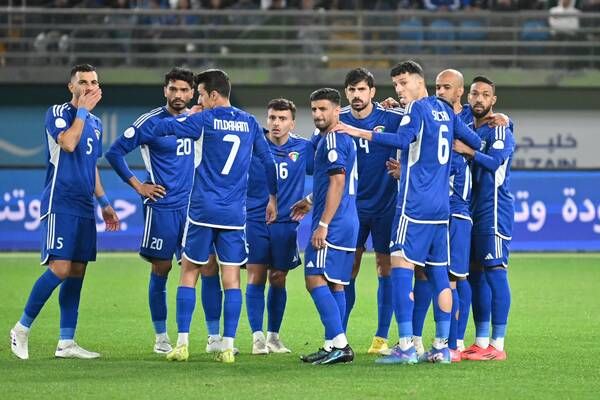 لاعبو منتخب الكويت