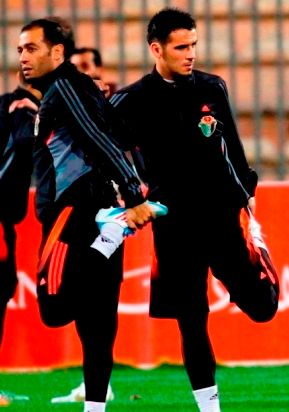 جانب من تدريبات منتخب الأردن 
