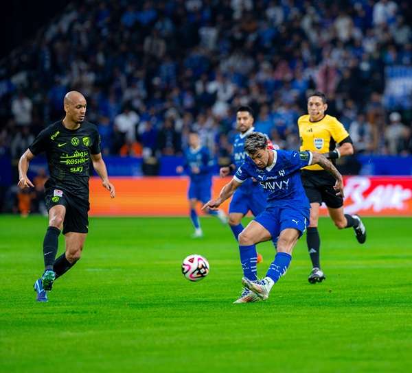 جانب من المباراة