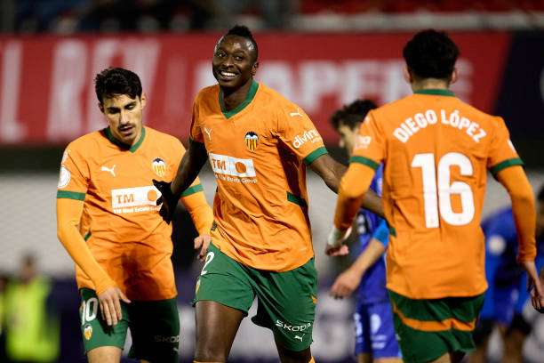 فرحة لاعبي فالنسيا