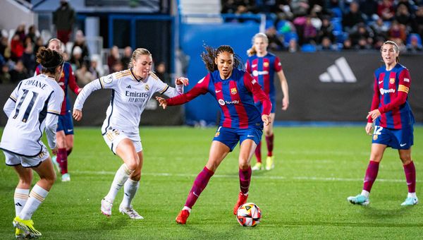 من مباراة ريال مدريد وبرشلونة للسيدات