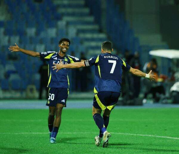 سعد حقوي مع رونالدو