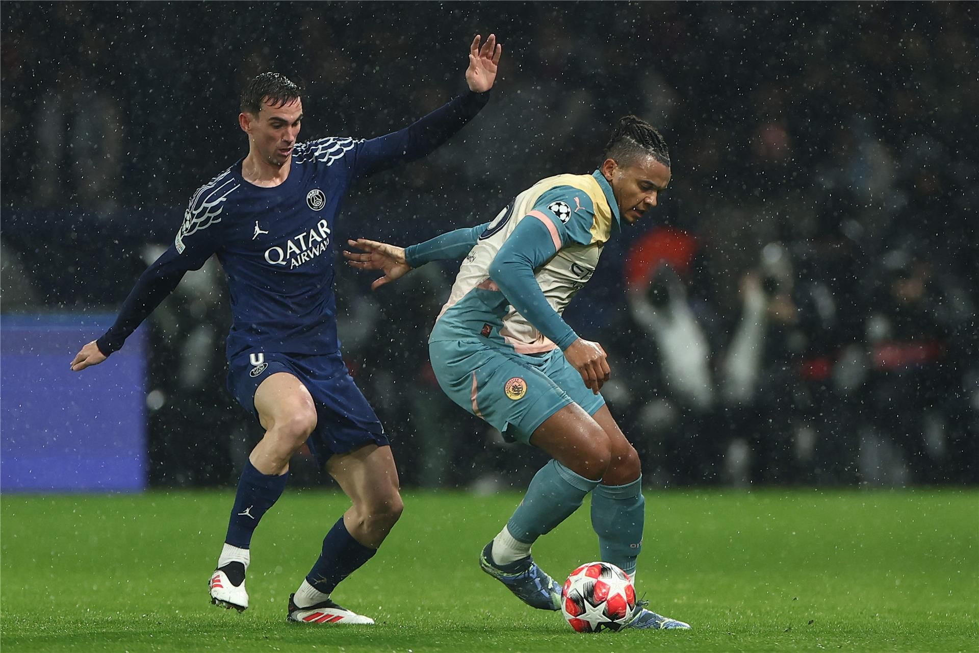 جانب من المباراة