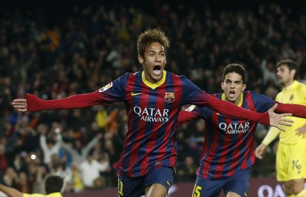 نيمار بقميص برشلونة عام 2013