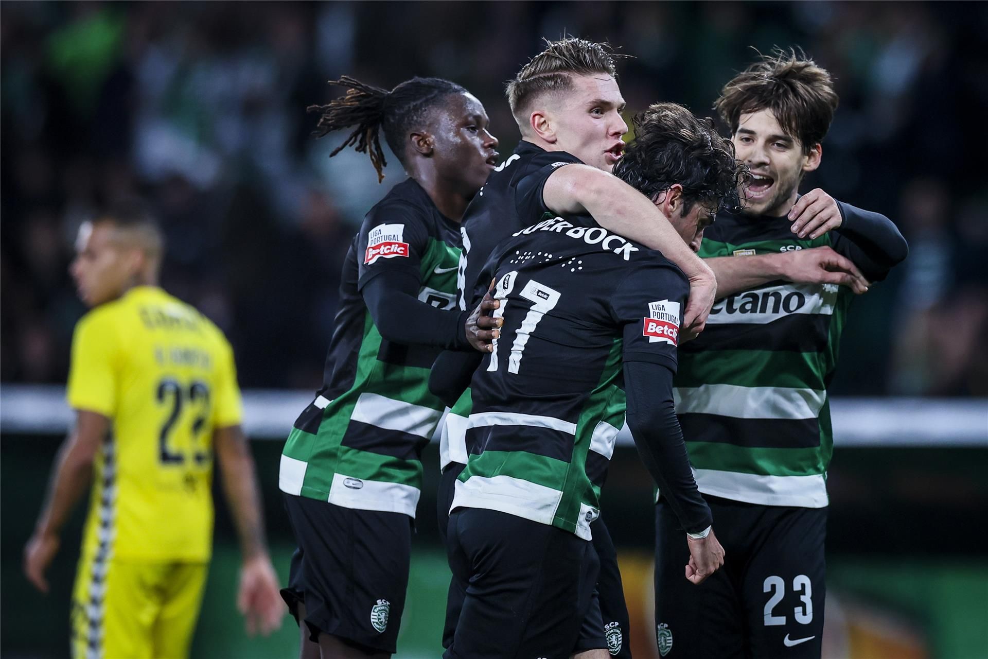 لاعبو سبورتنج لشبونة