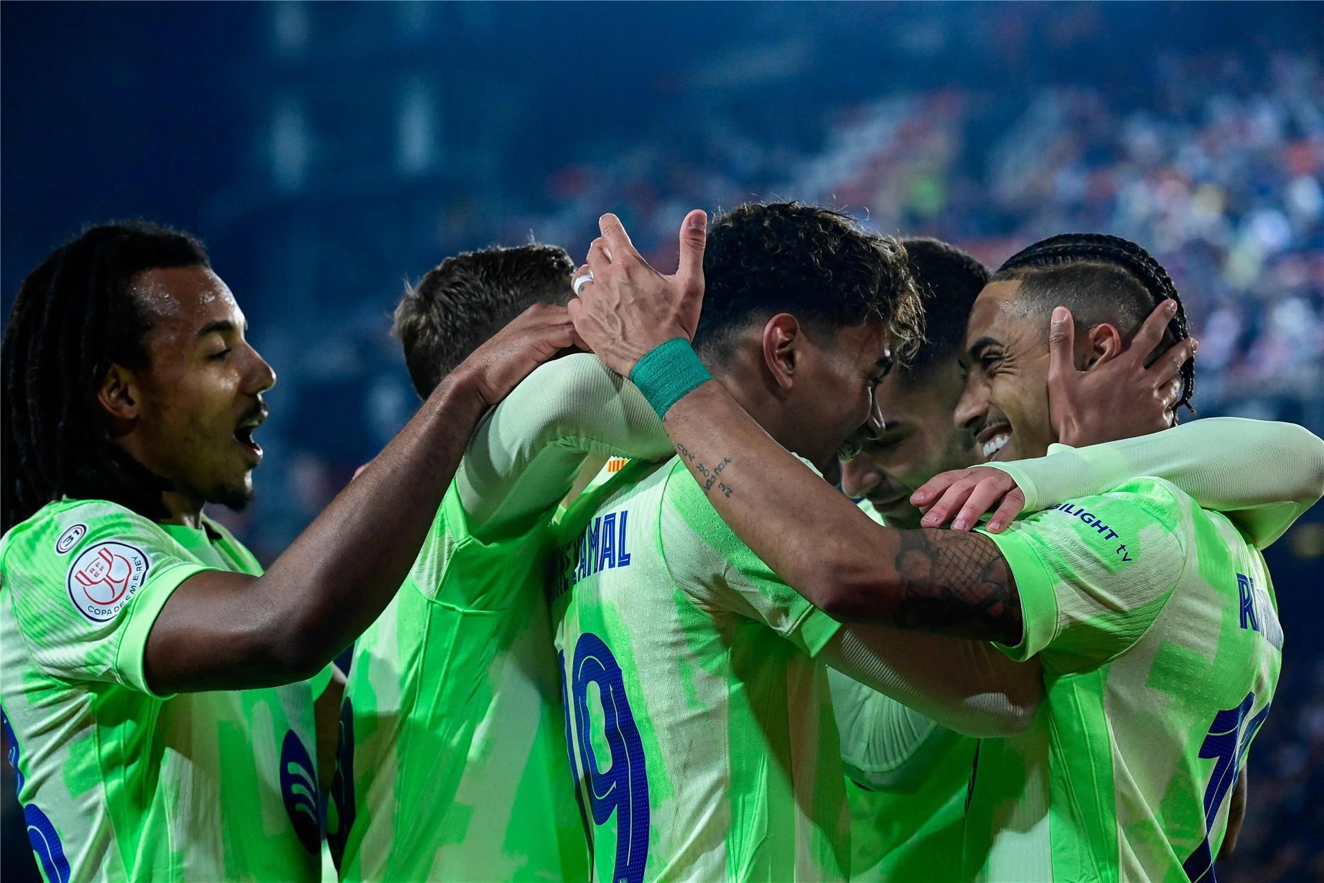 لاعبو برشلونة