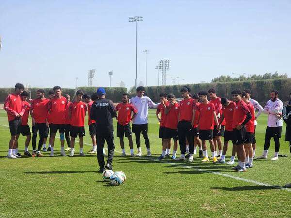 لاعبو منتخب اليمن للشباب
