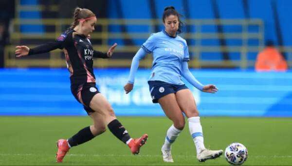 من مباراة مانشستر سيتي وليستر