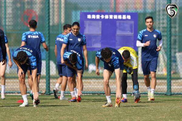 من تدريبات المنتخب السوري للشباب