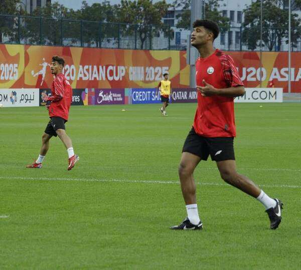 من تدريبات المنتخب