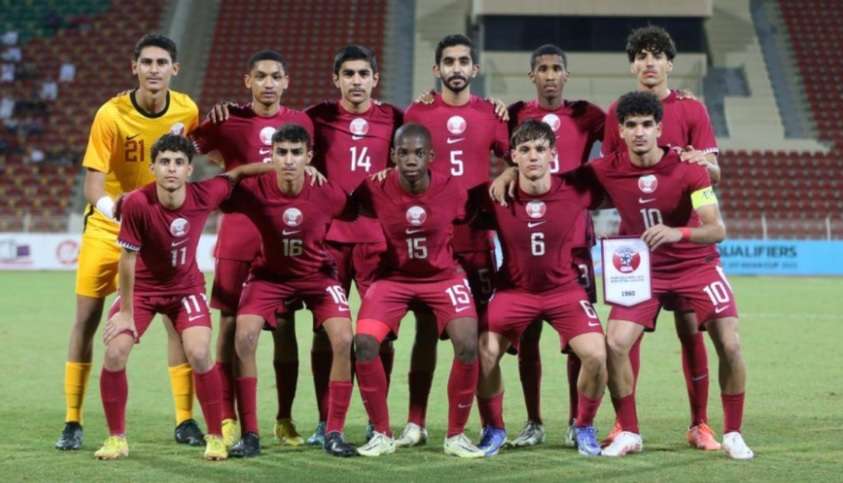 لاعبو منتخب قطر