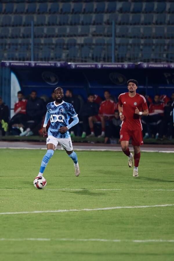 من مباراة بيراميدز و حرس الحدود