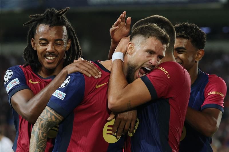 لاعبو برشلونة