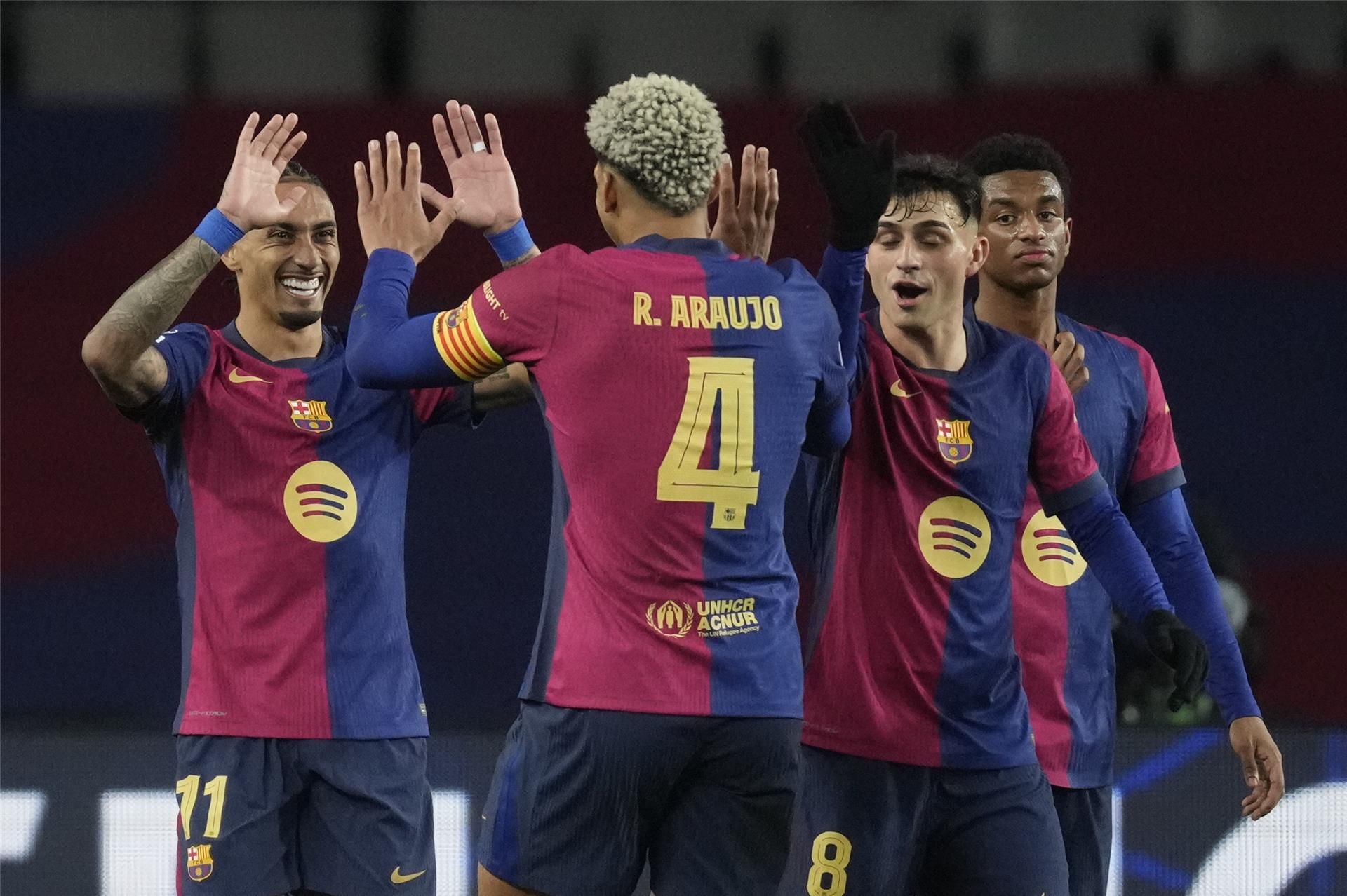 لاعبو برشلونة