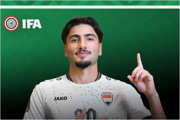 بيتر كوركيس صورة رسمية (المصدر حسابات الاتحاد العراقي)