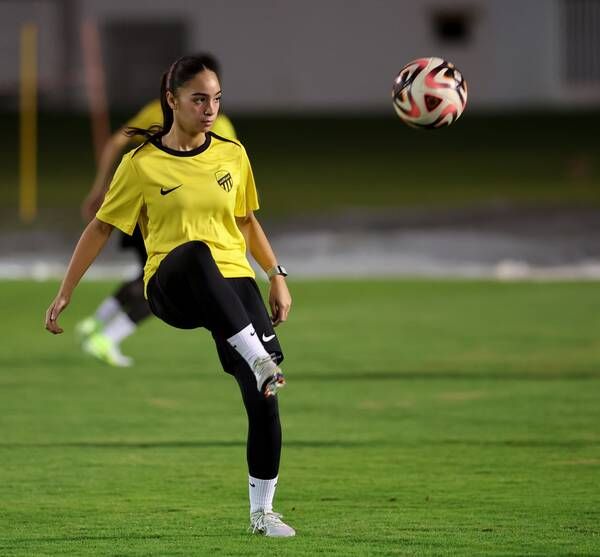 ماريا باغفار في التدريبات