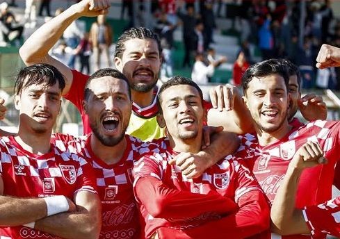 فرحة لاعبي الأولمبي الباجي